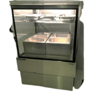 Montefresca BM EVOK Hot 90 Square Glass Bain Marie