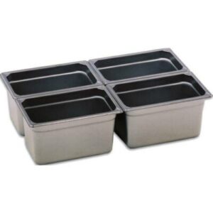 Infiniti Stainless Steel 0.8mm GN1/4 Gastronom Food Pans
