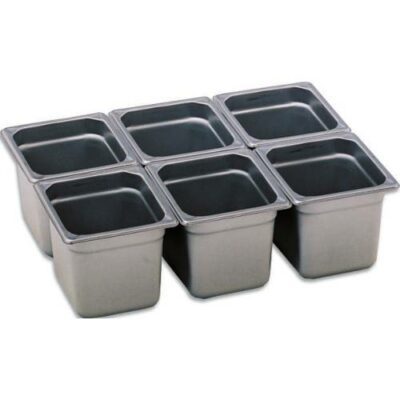 Infiniti Stainless Steel 0.6mm GN1/6 Gastronom Food Pans