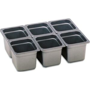 Infiniti Stainless Steel 0.8mm GN1/6 Gastronom Food Pans