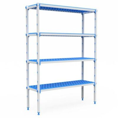 Pujadas Aluminium and Plastic Shelving Units