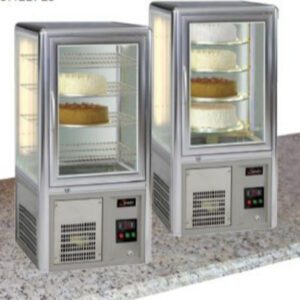 Table top cake display fridge for restaurants