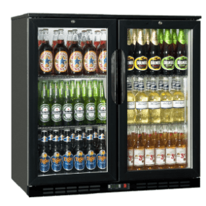 Salvadore Double Hinged Door Back Bar Cooler