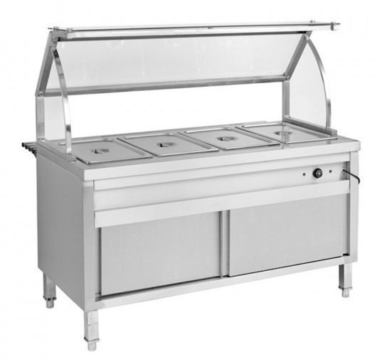 Floor-Standing Bain-Marie with Cabinet