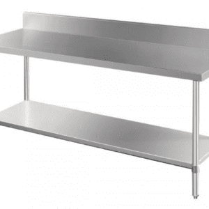 Stainless Steel Table – Plain Top or with Splash Back